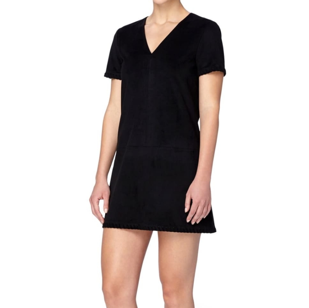 NWT Catherine Malandrino Marcella Suede Shift Dress